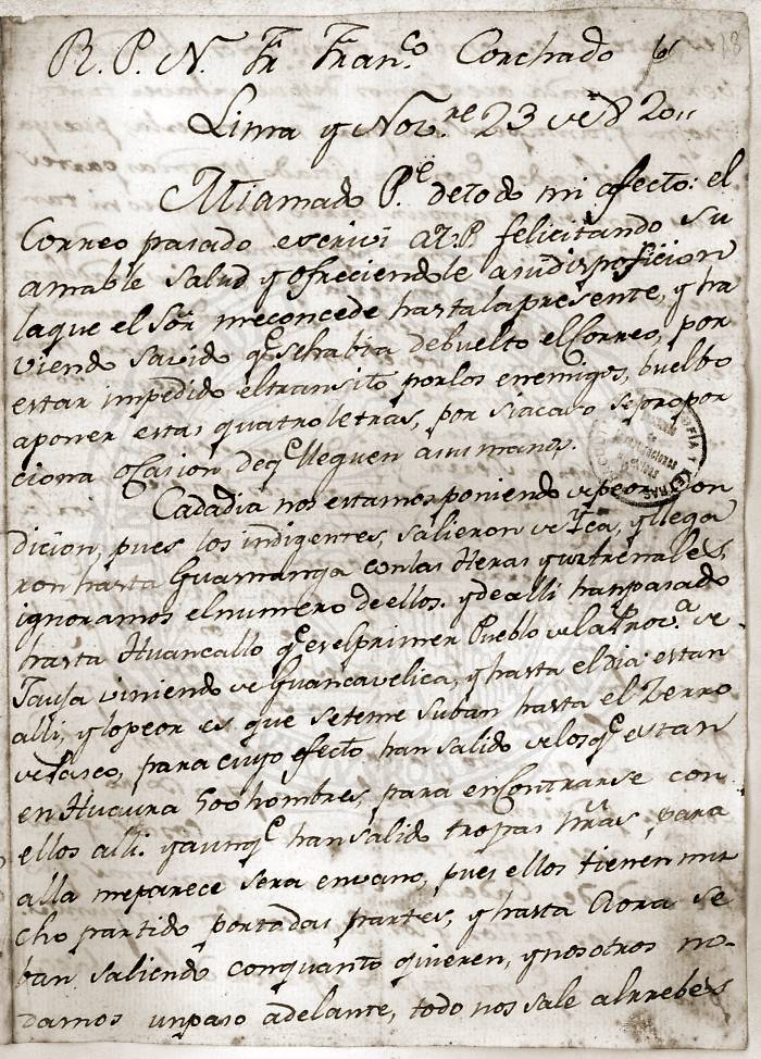 Documento 14 folio 1 