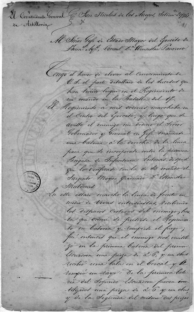Documento 2 folio 1 