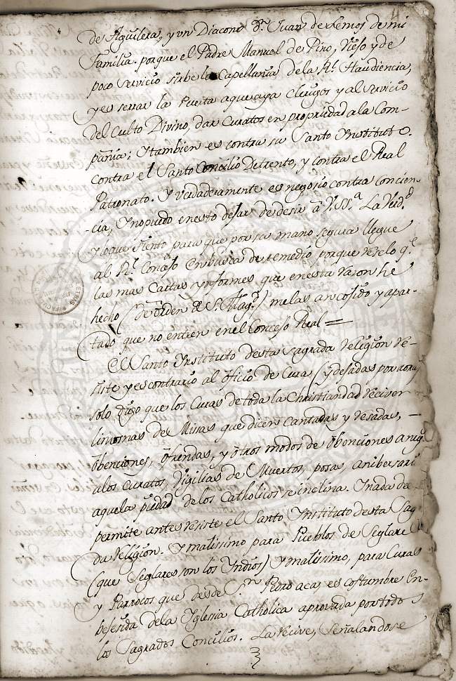 Documento 3 folio 3 