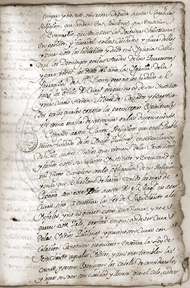 Documento 3 folio 5 