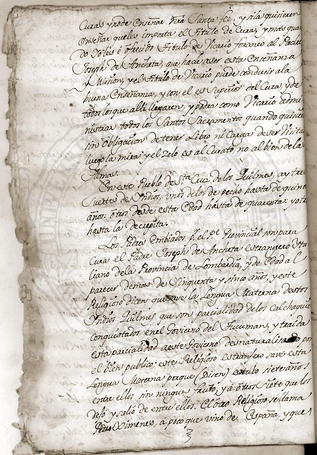 Documento 3 folio 6 