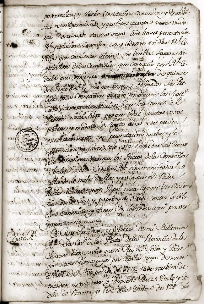 Documento 3 folio 19 
