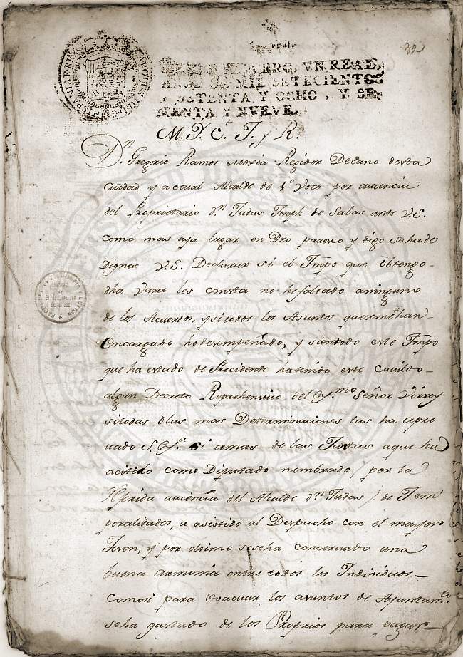 Documento 7 folio 1 
