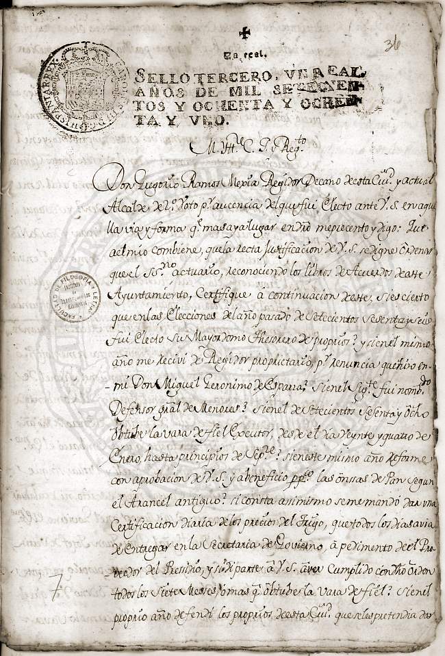 Documento 9 folio 1 
