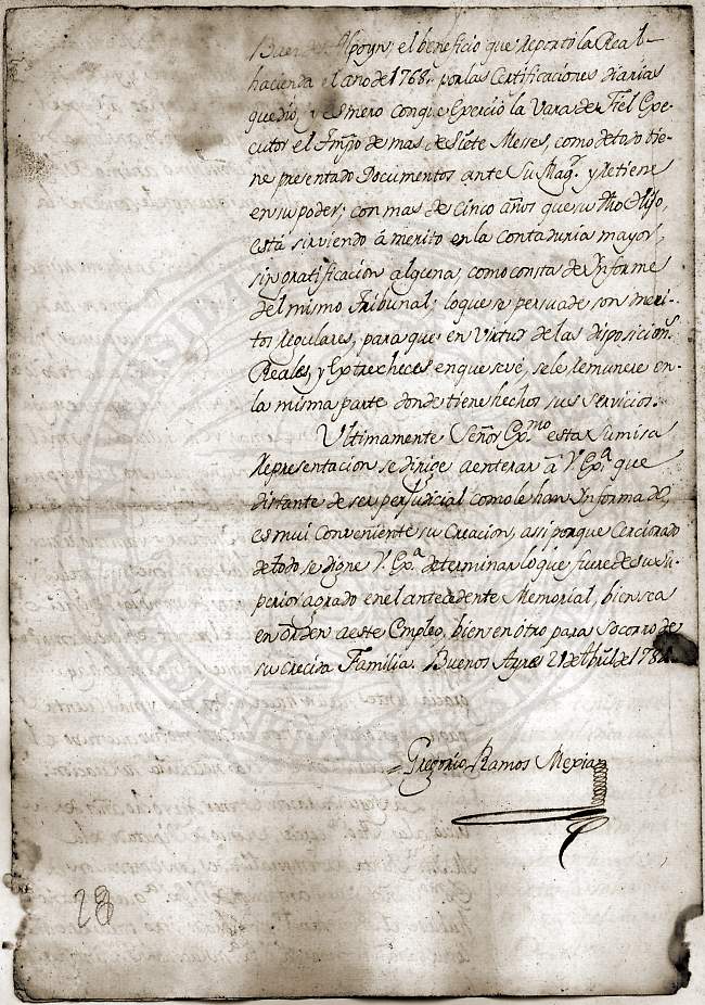 Documento 13 folio 4 