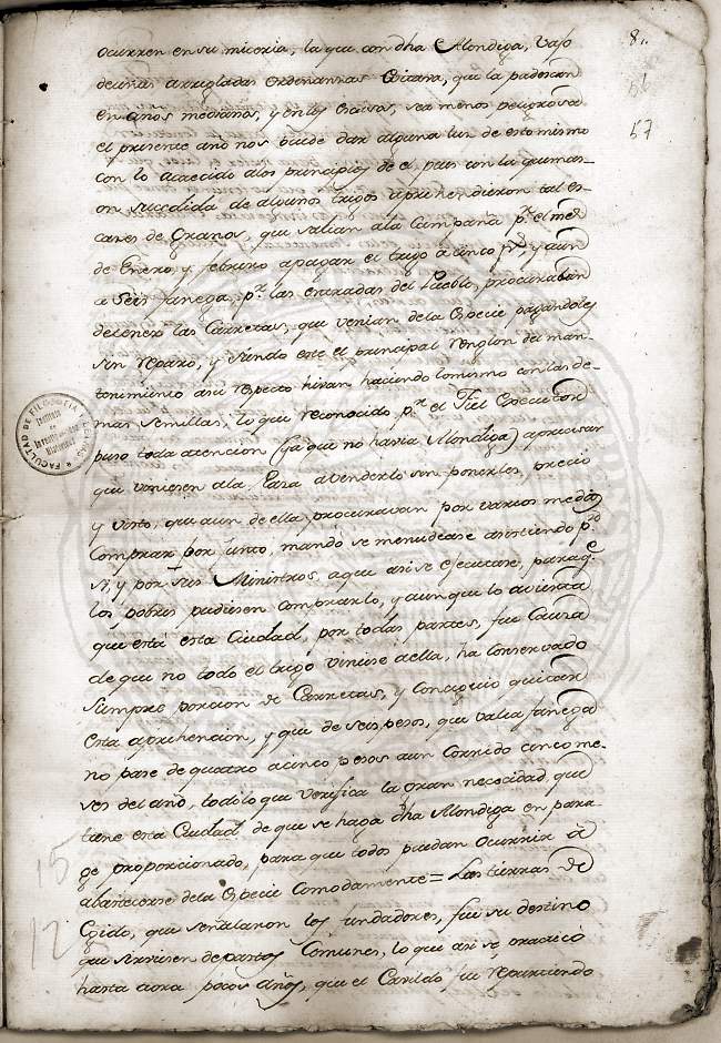 Documento 16 folio 15 