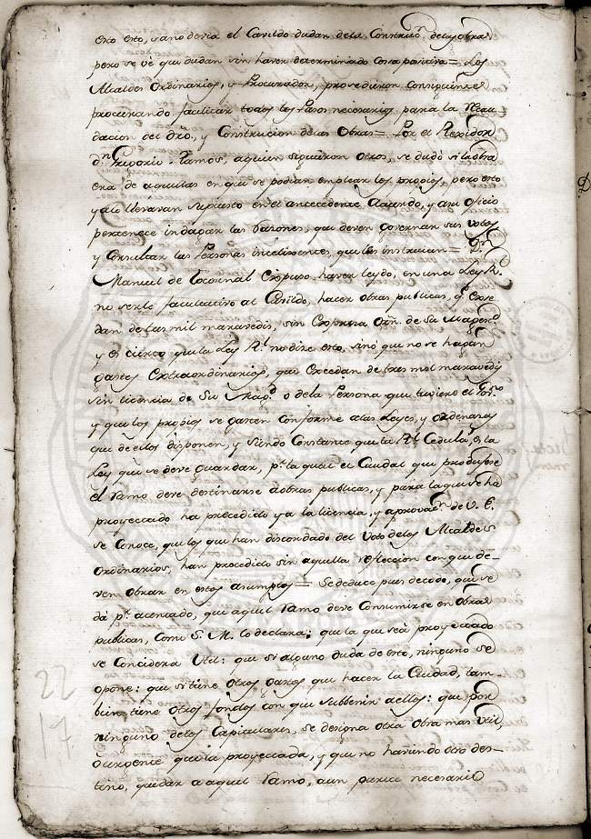 Documento 16 folio 22 