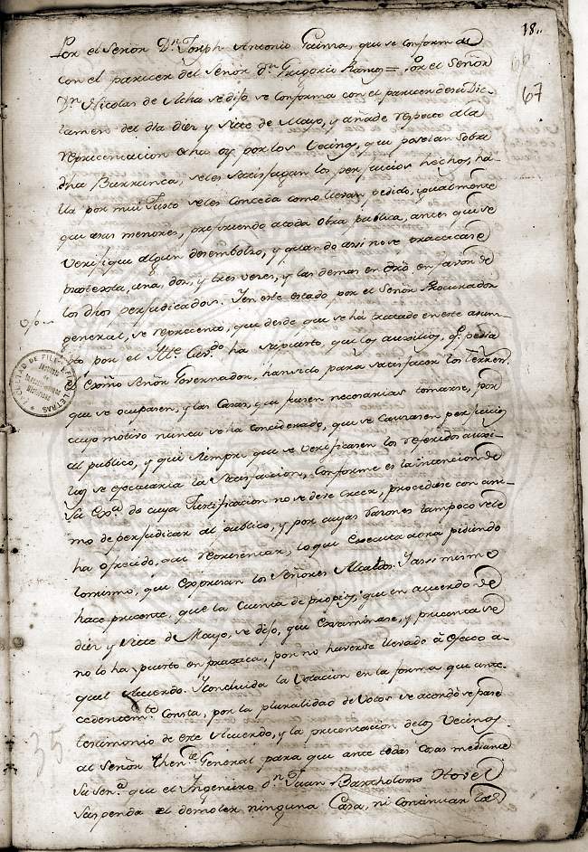 Documento 16 folio 35 