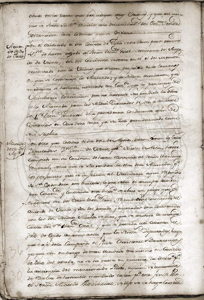 Documento 16 folio 36 