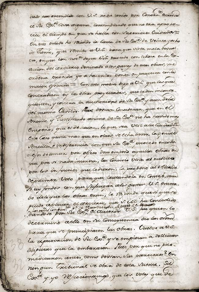 Documento 16 folio 38 